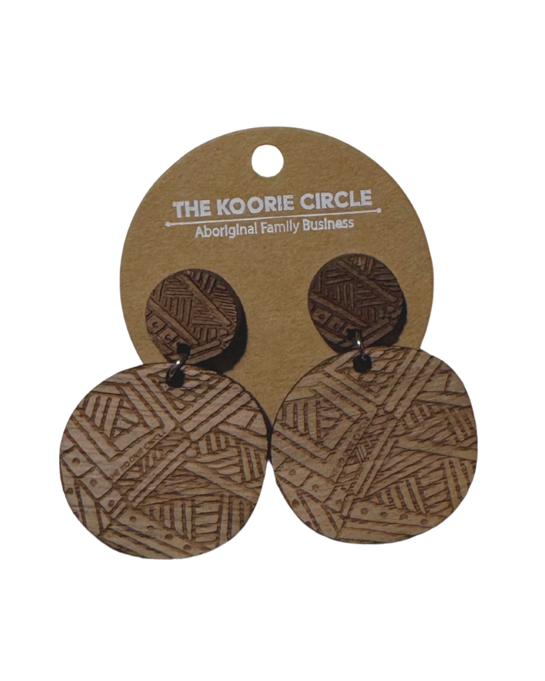Spotted Gum Koorie Pebbles Earrings