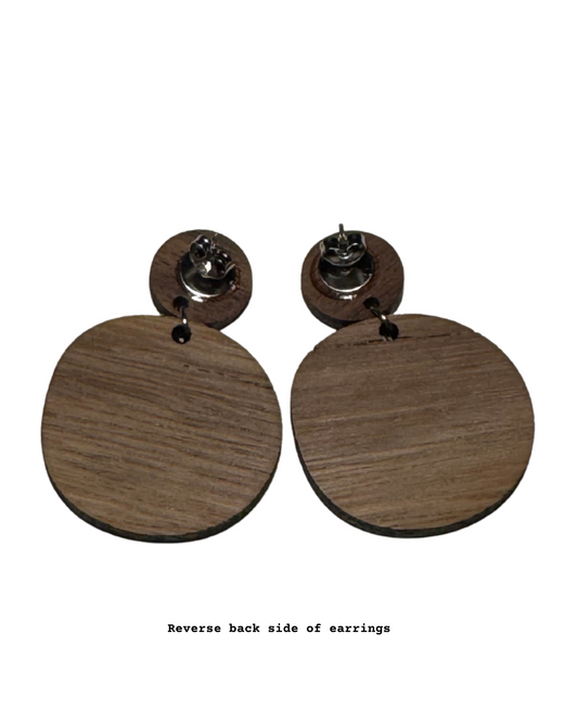 Spotted Gum Koorie Pebbles Earrings