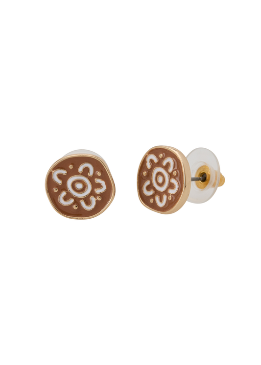 Brown Campfire Studs