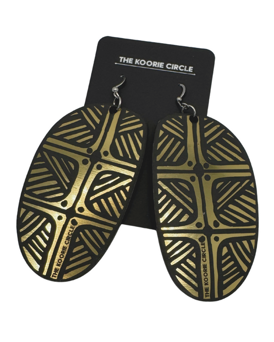 Gold Coolamon Earrings