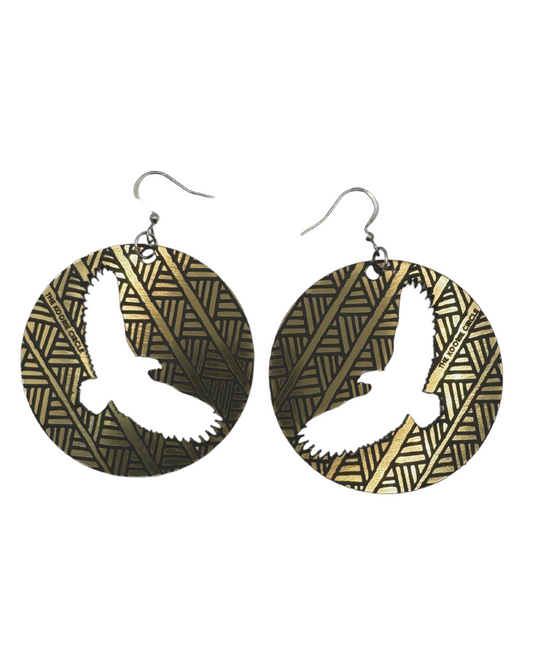 Gold Bunjil Earrings