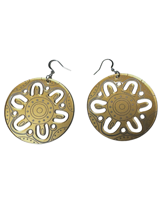 Gold Meeting Place Earrings