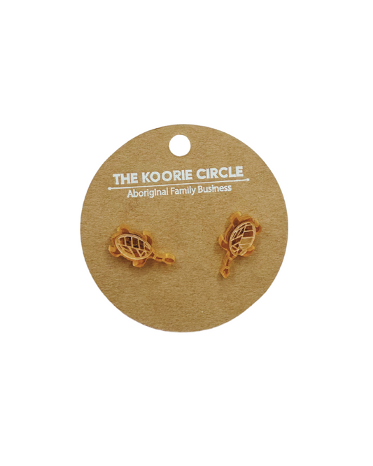 Long Neck Turtles Studs