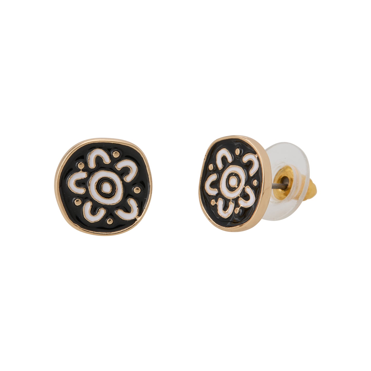 Black Campfire Studs