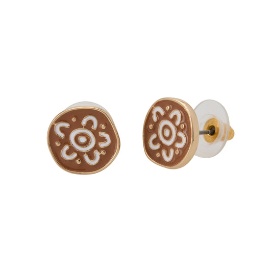 Brown Campfire Studs