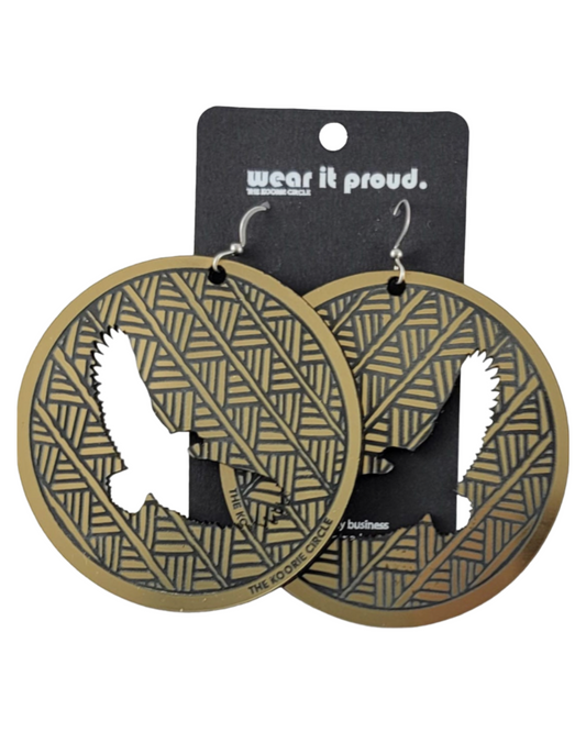 Gold Bunjil Earrings