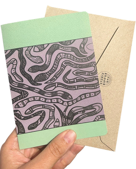 Snake Greeting Card