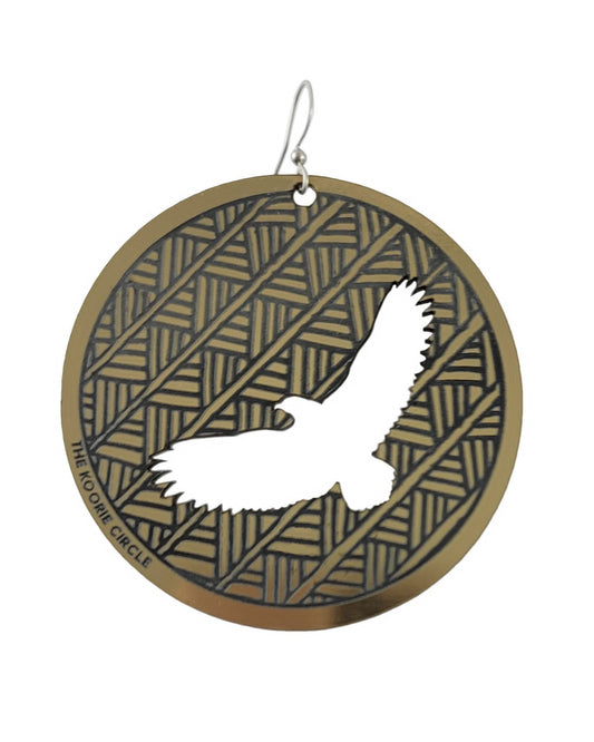 Gold Bunjil Earrings